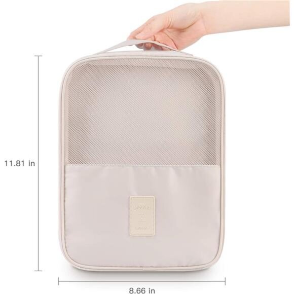 Shoe Bag Holds 3 Pair of Shoes for Travel and Daily Use Storage Pouch - Picture 2 of 8